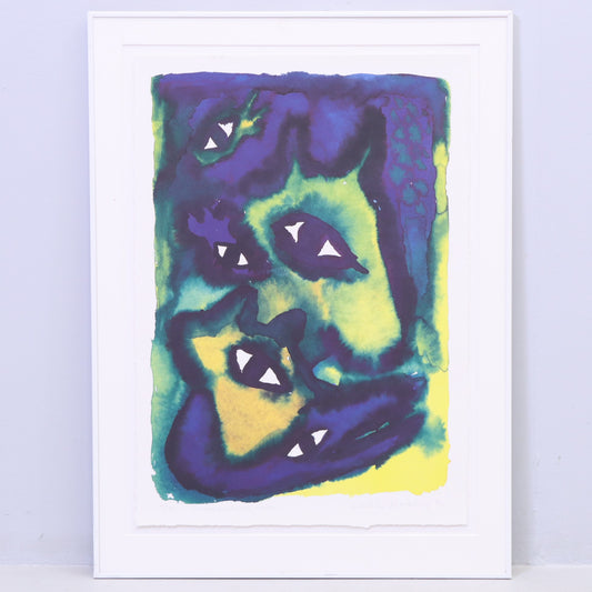 Cecilia Waxberg - "Tombée de la nuit" - Colour Litography