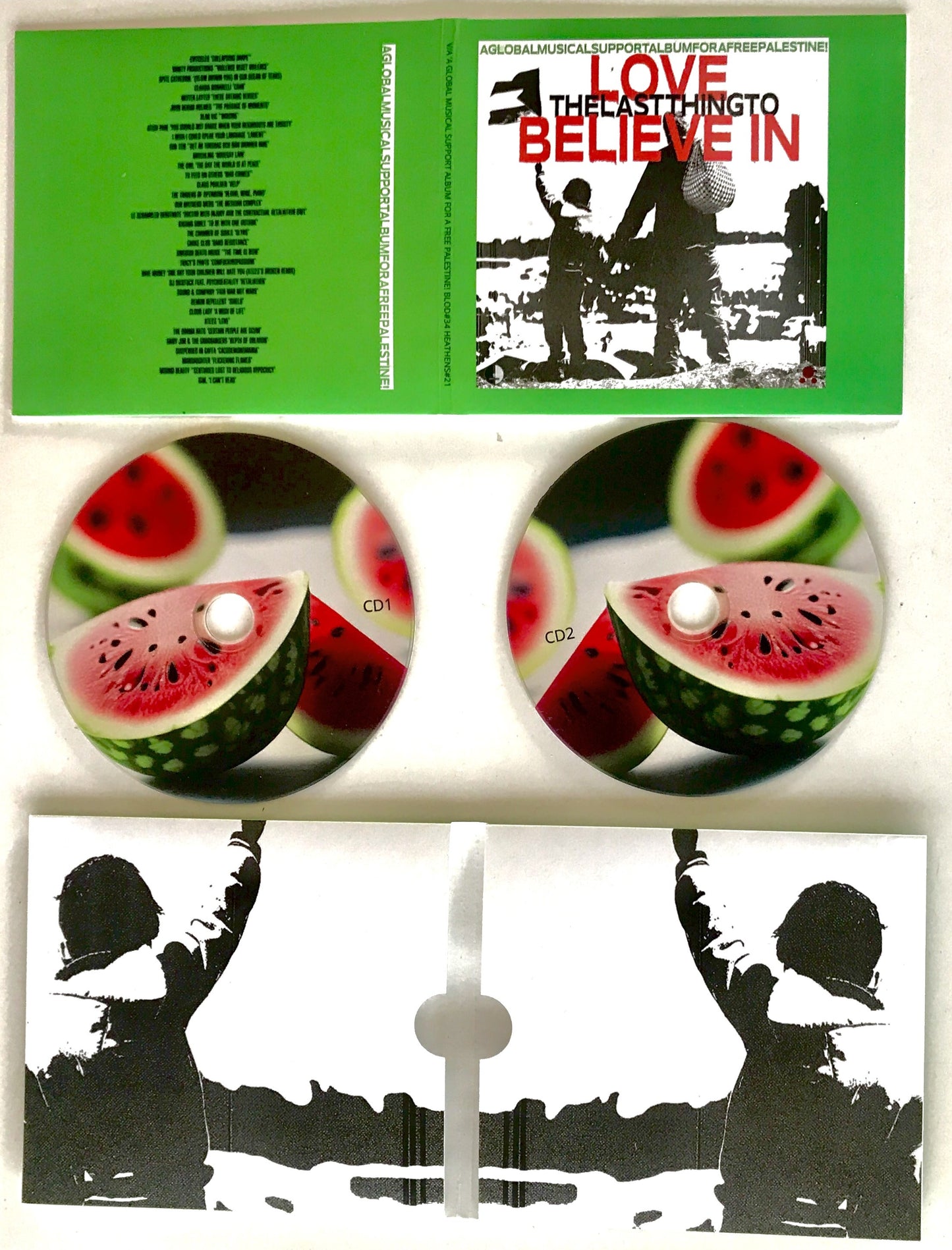 V/A - Love The Last Thing To Believe In (A Global Musical Support Album For A Free Palestine!) (2CD) (BLOD#34 / HEATHENS#21)