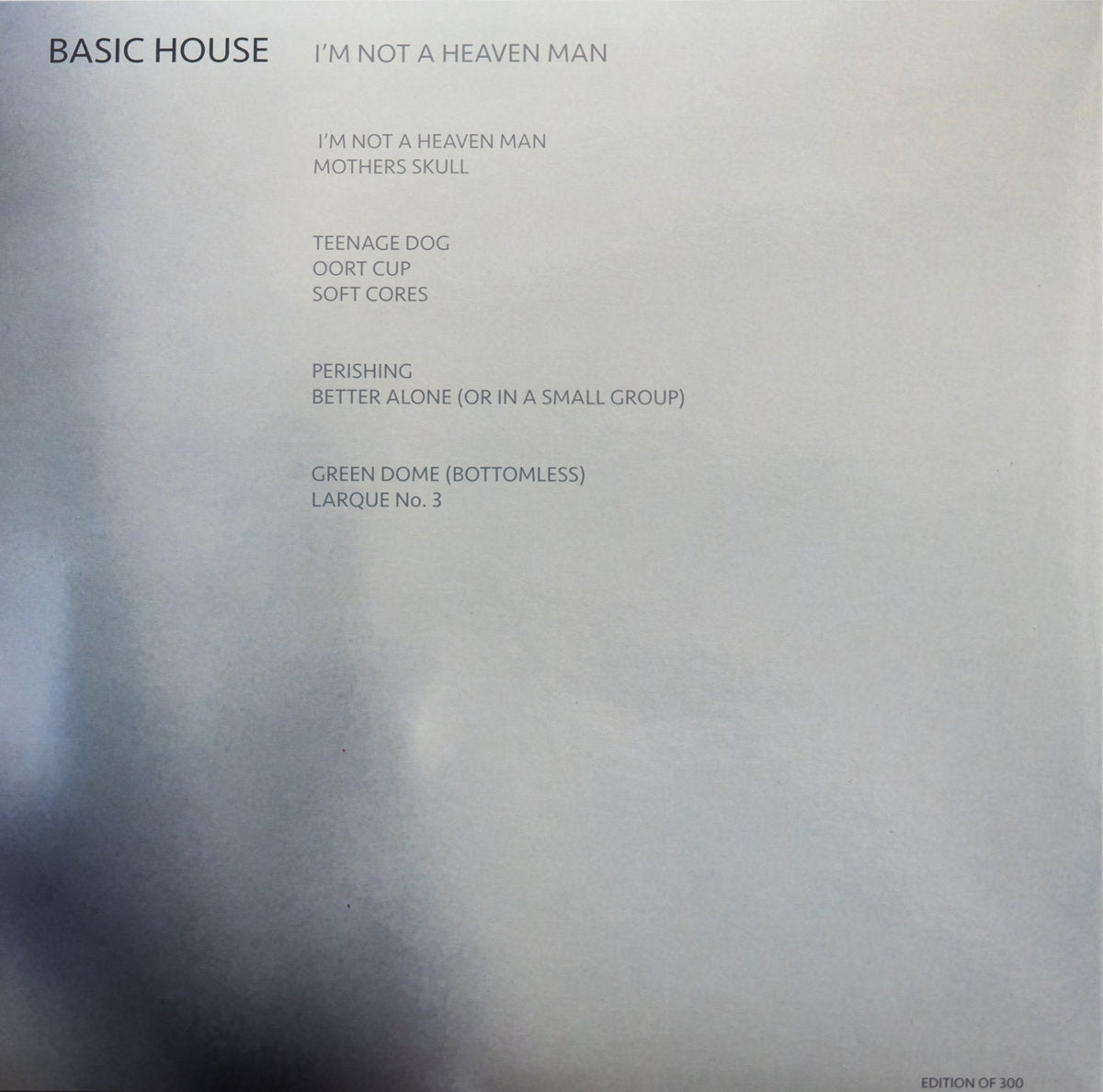 Basic House - I'm Not A Heaven Man (2LP) (SORES003)