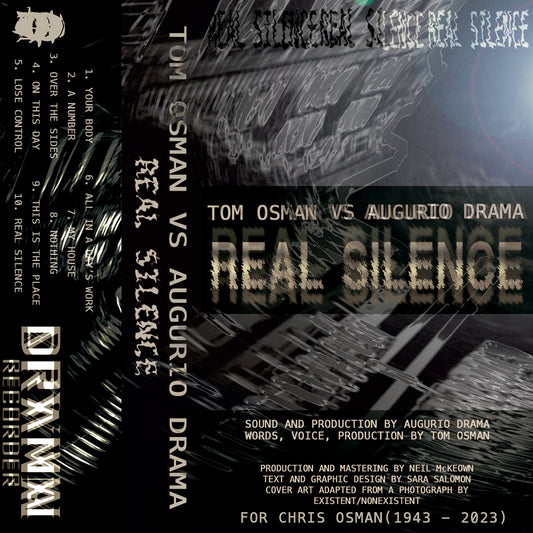 Tom Osman vs. Augurio Drama - Real Silence (Cassette) (DR083)
