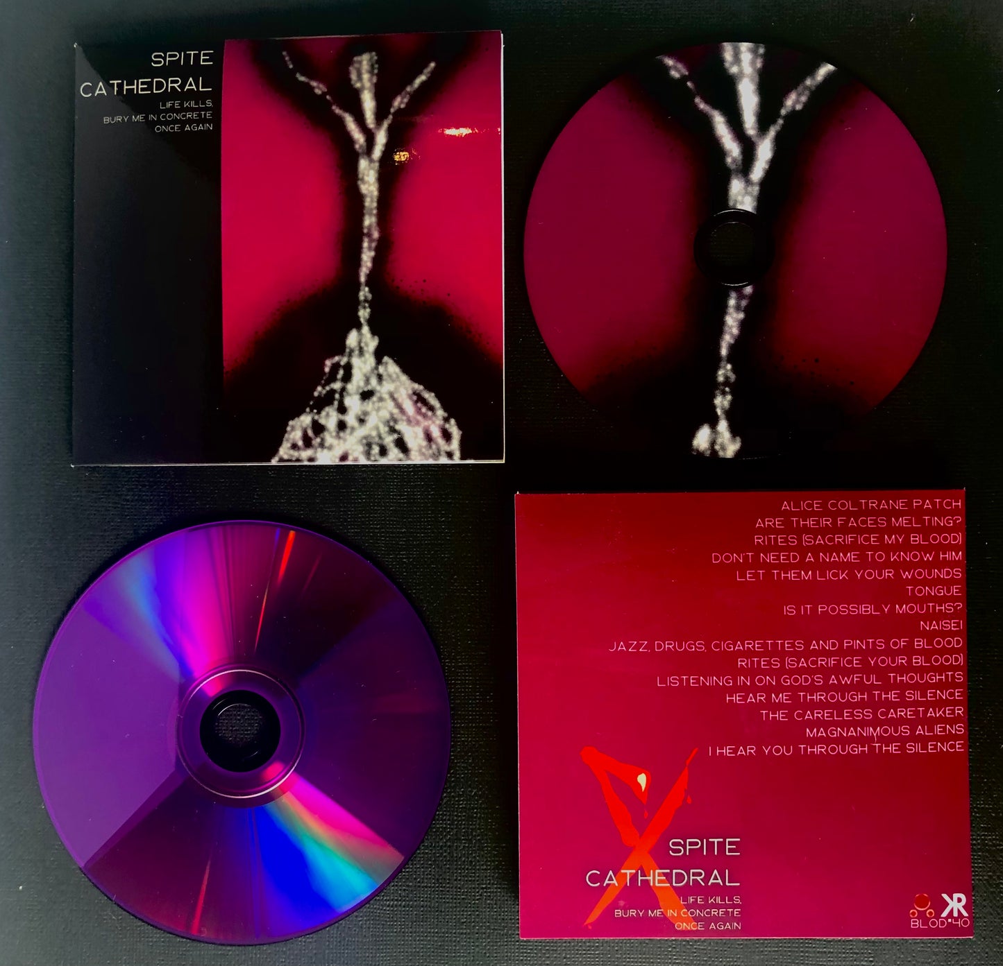Spite Cathedral - Life Kills, Bury Me In Concrete Once Again (CD) (Blod#40)